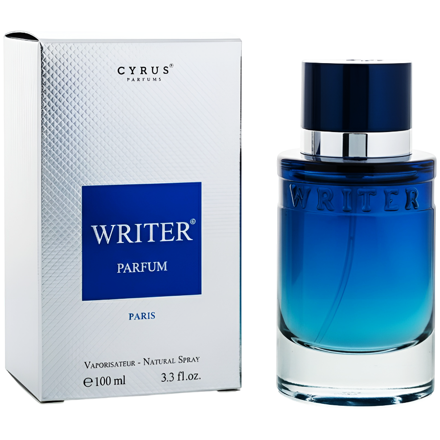 ادو پرفیوم رایتر پارفوم از برند سایروس (Cyrus Parfums WRITER PARFUM EDP 100ml) رایتر بلو